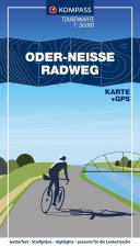KOMPASS Fahrrad-Tourenkarte Oder-Neiße-Radweg 1:50.000