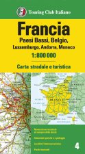 Francia, Paesi Bassi, Belgio, Lussemburgo 1:800.000