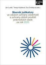 Sborník judikatury ve věcech ochrany osobnosti a ochrany dobré pověsti právnických osob za rok 2025