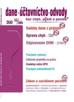 DUO 8-9/2026 sk – Dane, účtovníctvo, odvody bez chýb, pokút a penále