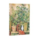 12-Monatskalender 2027 Cezannes Terrakotta-Töpfe und Blumen Mini Verso