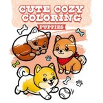Cute Cozy Coloring: Puppies