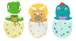 SET 3 GOMMES DINOSAURES