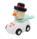 VOITURE DE NOEL - BONHOMME DE NEIGE