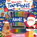 Mes jolis tampons colorés - Noël (Capybara, Père Noël)