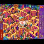 Puzzle 500 Trefl Premium Plus The Impossible Maze Wesołe Jamniki 37630