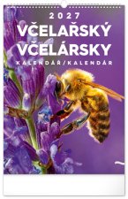 NOTIQUE Nástenný kalendár Včelársky CZ/SK 2027, 33 x 46 cm