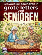 Eenvoudige doolhoven in grote letters voor senioren