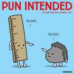 Pun Intended 2027 12 X 12 Wall Calendar