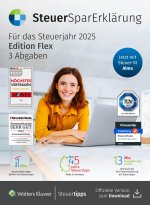SteuerSparErklärung flex (Steuerjahr 2025) (Code in a Box)