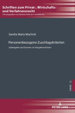 Personenbezogene Zuschlagskriterien