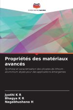 Propriétés des matériaux avancés
