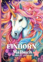 Fantasy Einhorn Malbuch | Jugendliche | Erwachsene | A5 Reiseformat