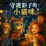 守護影子的小貓咪
