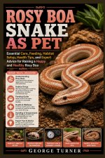 Rosy boa Snake as pet
