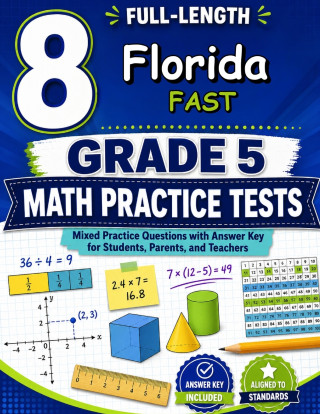 8 Florida FAST Grade 5 Math Practice Tests