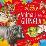 Animali della giungla. Libro puzzle