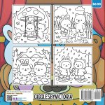 Cute Friends Bold and Easy Coloring Book