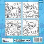 Moo Time Bold and Easy Coloring Book