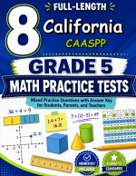 8 California CAASPP Grade 5 Math Practice Tests