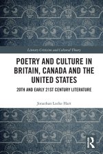 Poetry and Culture in Britain, Canada and the United States