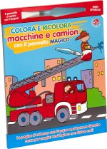 Colora e ricolora macchine e camion con il pennarello magico