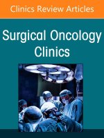 Sarcoma, An Issue of Surgical Oncology Clinics of North America