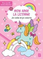 Mon amie la licorne - Coller et colorier