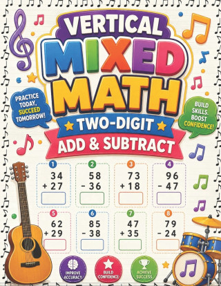 Vertical Mixed Math Two‑Digit Add & Subtract