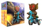 Super7 Super Cycles Vehicle Bat Boy (Brown w/ Blue Trike)