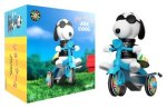 Peanuts Super Cycles Vehicle Joe Cool (Black w/ Blue Trike)