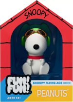 Vintage Peanuts Fun! Fun! Mini Figure Snoopy (Green Hat Flying Ace)