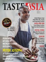 Taste Asia Magazine Interview with Michelin-starred Chef Peter Joseph