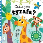 Gdzie jest żyrafa? Szukamy zwierząt (Filcowe klapki i lusterko)