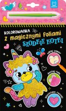 Słodkie kotki. Kolorowanka z magicznymi foliami