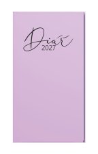 Týdenní diář 2027 Jakub Pastel kapesní fialová