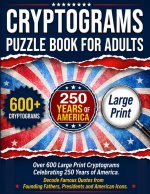 Cryptograms Puzzle Book For Adults