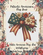 Patriotic Americana Flag Bow