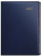 Týdenní diář 2027 Oskar Premier A5 modrá