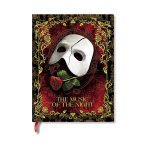 Masked Melody (Phantom of the Opera) Ultra Unlined Hardcover Journal (Elastic Band Closure)