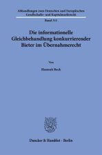Die informationelle Gleichbehandlung konkurrierender Bieter im Übernahmerecht
