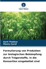Formulierung von Produkten zur biologischen Bekämpfung durch Trägerstoffe, in die Konsortien eingebettet sind