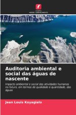 Auditoria ambiental e social das águas de nascente