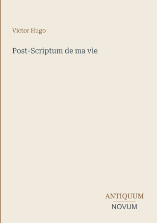 Post-Scriptum de ma vie
