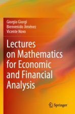 Lectures on Mathematics for Economic and Financial Analysis