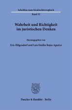 Wahrheit und Richtigkeit im juristischen Denken