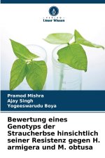 Bewertung eines Genotyps der Straucherbse hinsichtlich seiner Resistenz gegen H. armigera und M. obtusa