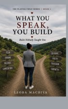 WHAT YOU SPEAK , YOU BUILD