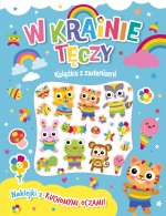 W krainie tęczy. Książka z zadaniami. Naklejki z ruchomymi oczami