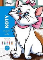 Koty. Kolorowanka antystresowa. Disney. Zagadkowe rysunki